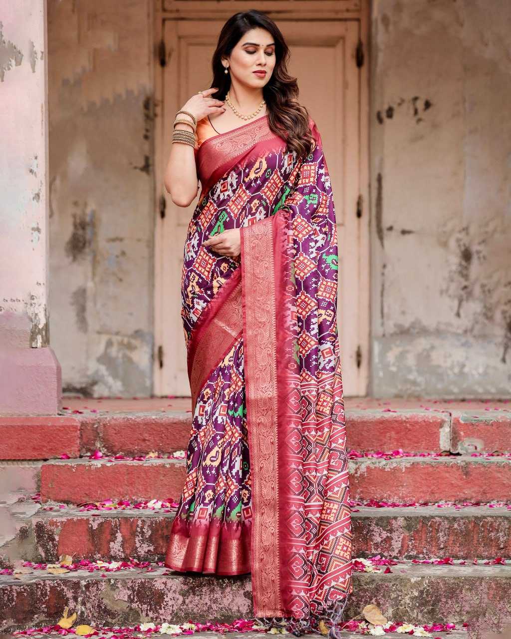 Stylish Pure Silk Saree