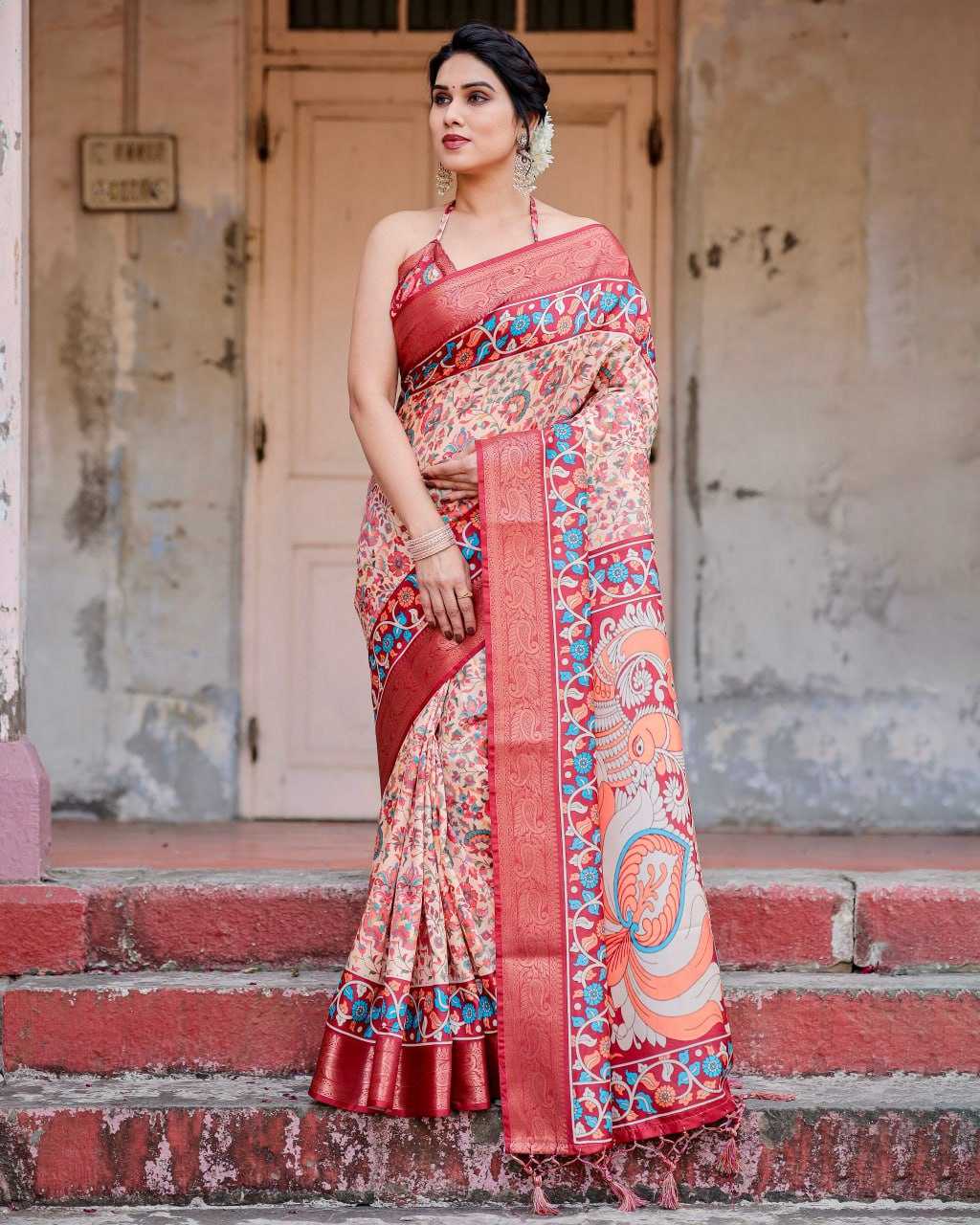 Stylish Pure Silk Saree