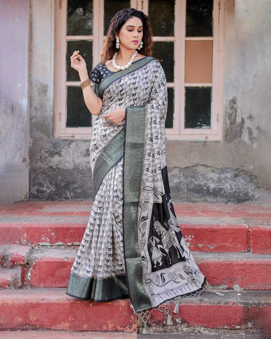 Stylish Pure Silk Saree