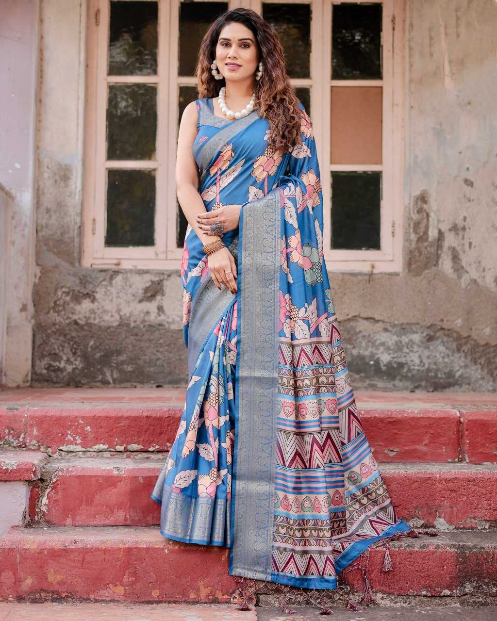 Stylish Pure Silk Saree