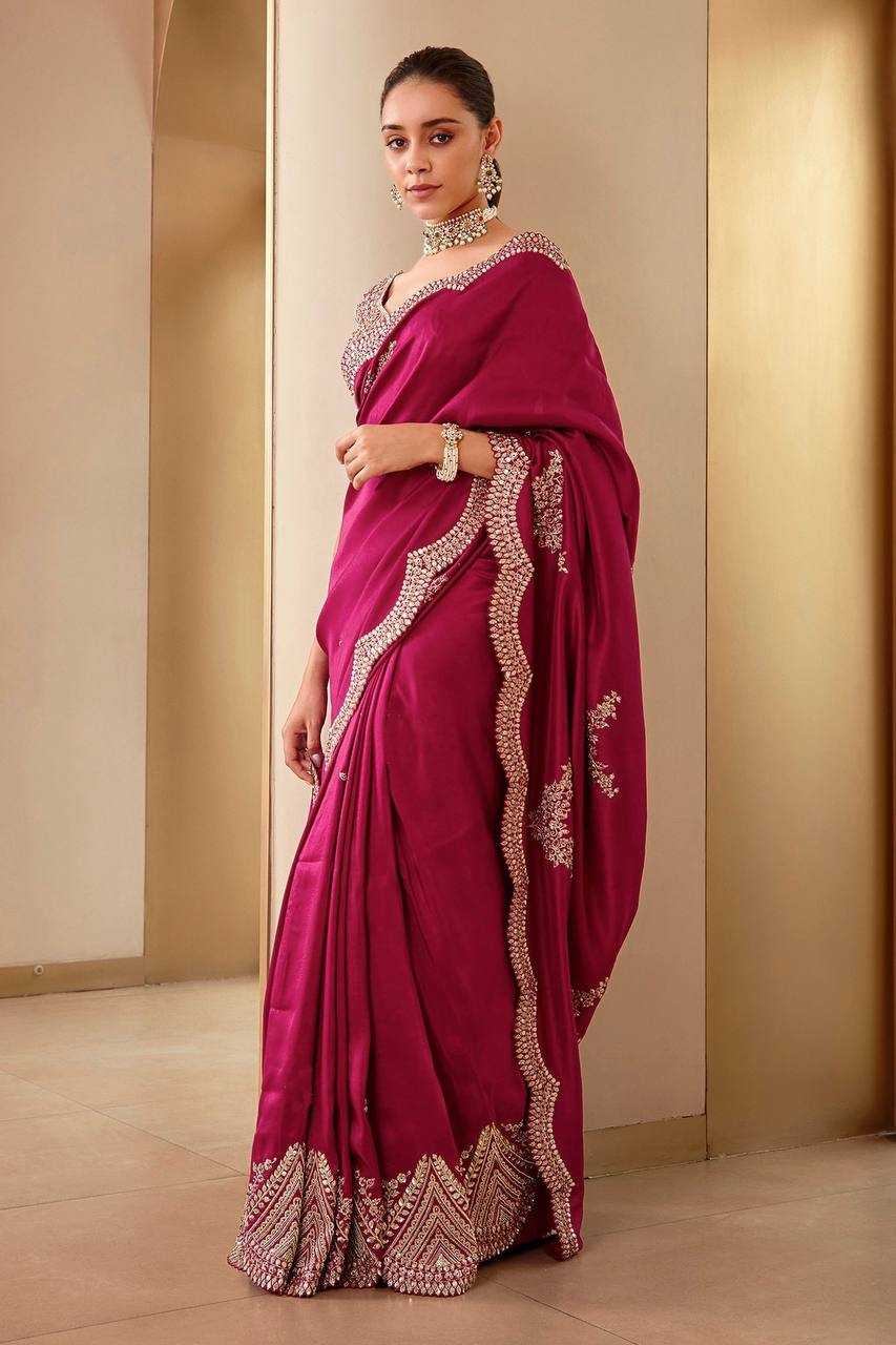 Stylish Vichitra Silk Saree