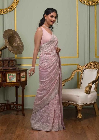 Elegant Georgette Saree